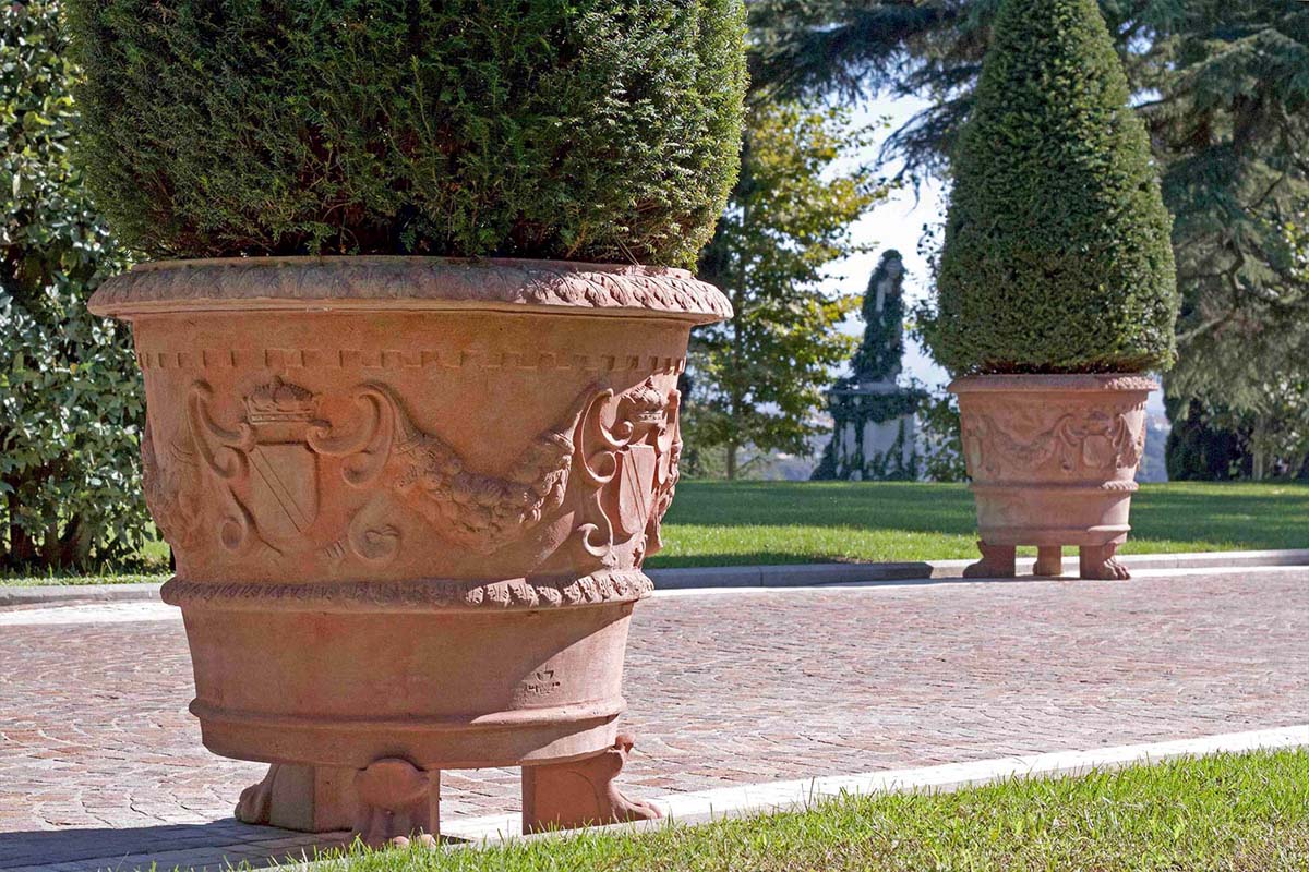 Vasi Laboratorio San Rocco da esterno in terracotta